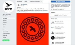 Tern E-Bike Neuheiten 2021 Ankündigung auf Facebook