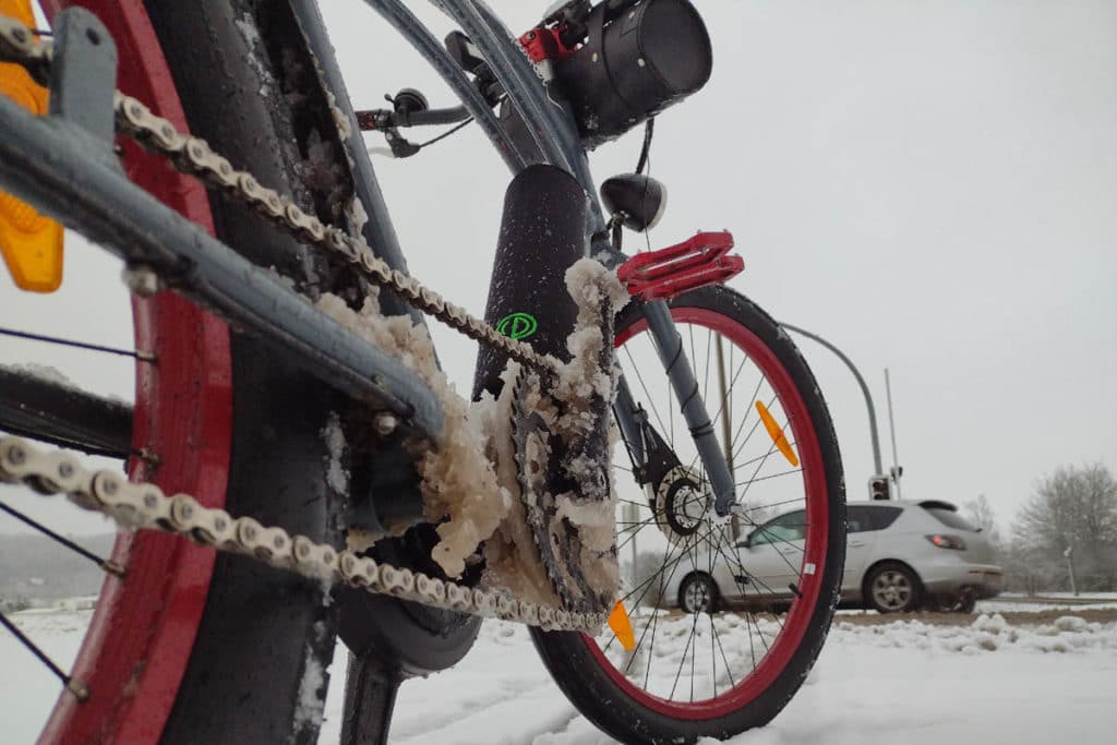 Winterpendlertag 2021 - Eis und Schnee am Antrieb