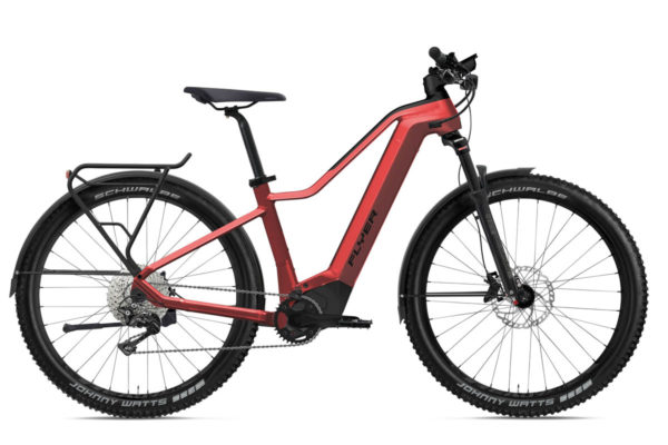 E-Bike Flyer Goroc 2 6.30 mit dem Herrenrahmen in der Farbe MercuryRed/BlackGloss