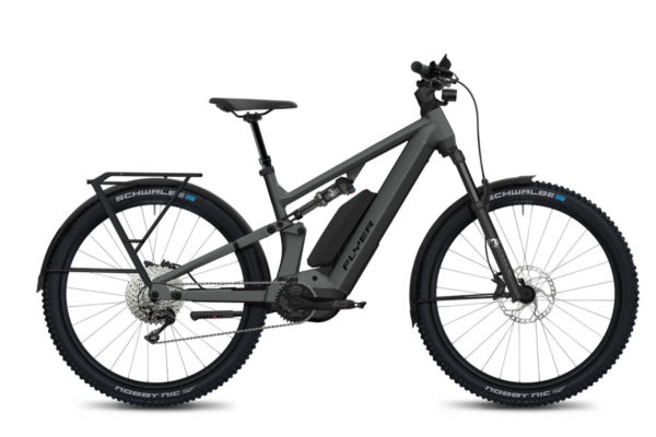 E-Bike Flyer Goroc X 6.70 2022 in der Farbe Black Shading Satin mit Zweitakku DualBattery