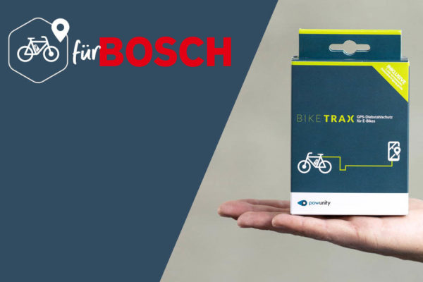 Rastreador GPS Biketrax de Powunity para E-Bikes con Bosch Smart System