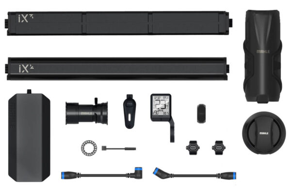 Componentes individuales de la nueva transmisión X30 de Mahle.