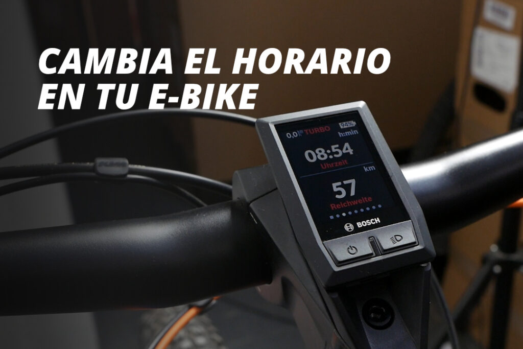 No todas las pantallas E-Bike cambian automáticamente al horario de invierno. Aquí puedes ver cómo hacerlo.